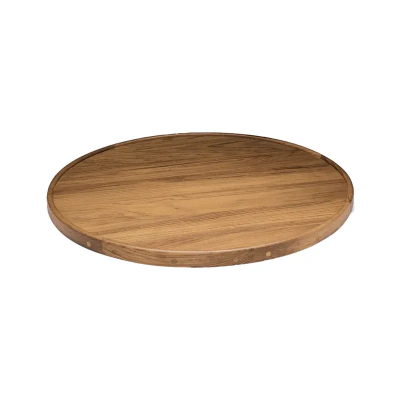 Whitecap Teak Round Table Top 24" Diameter 1 1/8" Thick 1