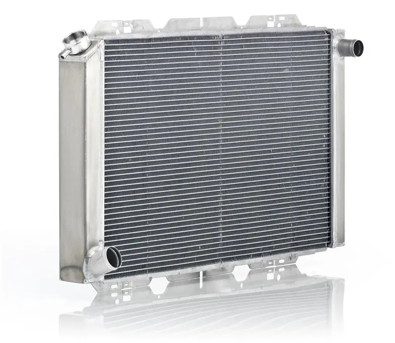Be Cool Dual-Core Aluminum Radiator – 19.5" X 31.5", Natural Finish, Optimized For Ford Applications (35009) 1