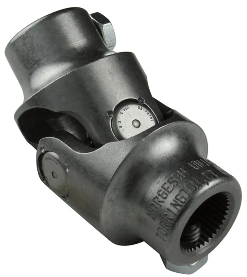 Borgeson 015564 Steel Universal Steering Joint – 0.75-Inch Smooth Bore To 0.75-Inch Mustang Splined Connection 1