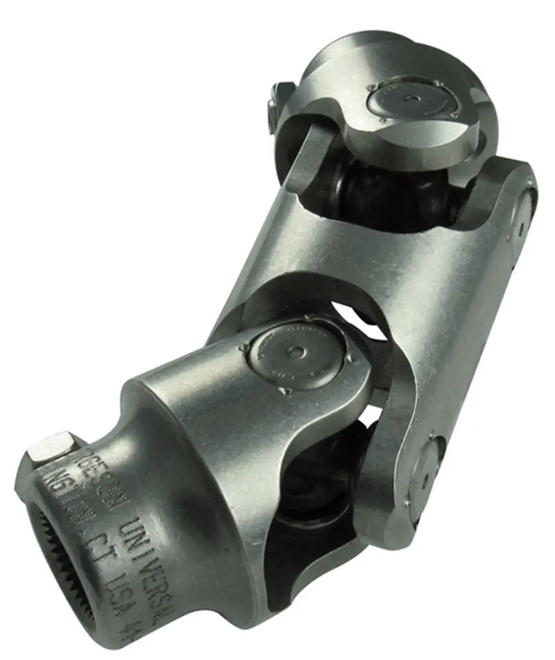 Borgeson Double U-Joint Steering Coupler – Stainless Steel, 3/4-36 To 5/8-36, Chrysler Applications (133421) 1