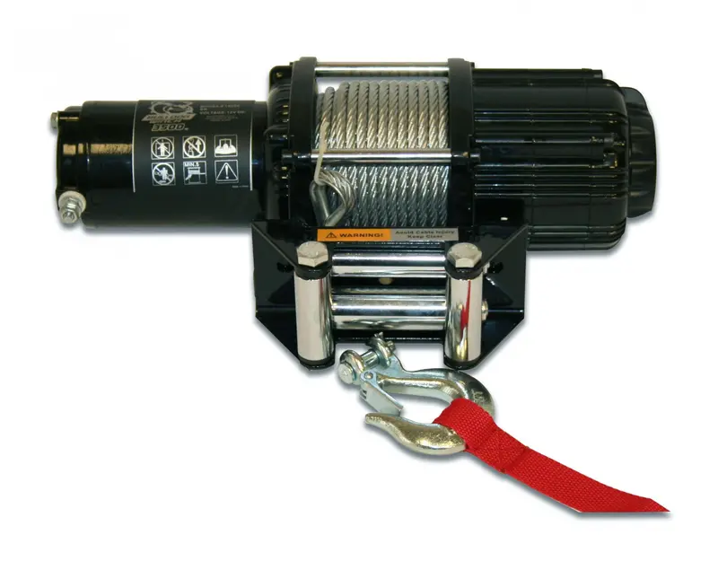 Bulldog Winch 15005 – 3,500-Lb Utv Winch With 50' Wire Rope, Dual Switches & Roller Fairlead 1