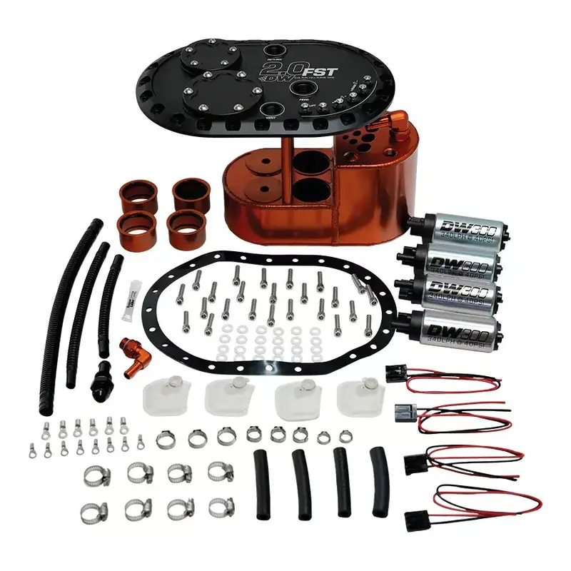 Deatschwerks 2.0L Staged Fuel Surge Tank With Dual Dw300 Fuel Pumps 1