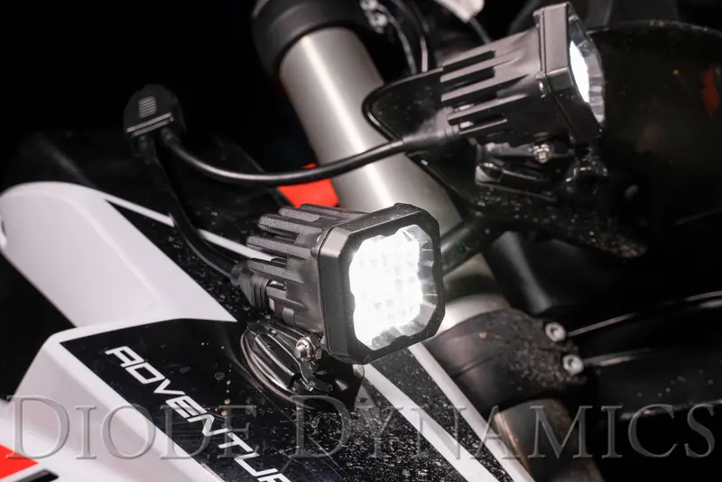 Diode Dynamics Stage Series C1 Led Pod Pair – Wide Beam, White, Abl-Enabled, Sport-Grade (Dd6440P) 1