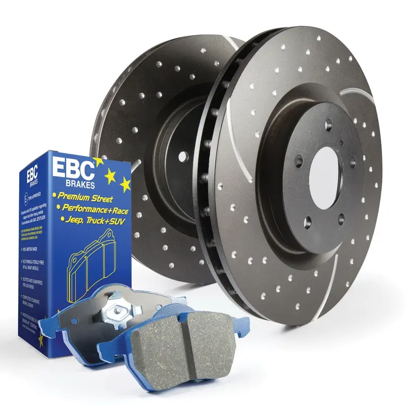 Ebc Bluestuff Brake Pad And Gd Rotor Replacement Kit 1