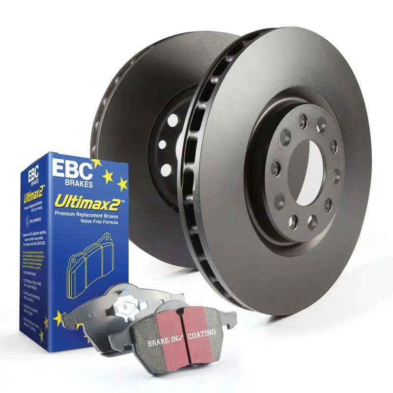 Ebc Ultimax 2 Brake Kit With Rk Slotted Rotors – Front And Rear (S1Kr1373) 1