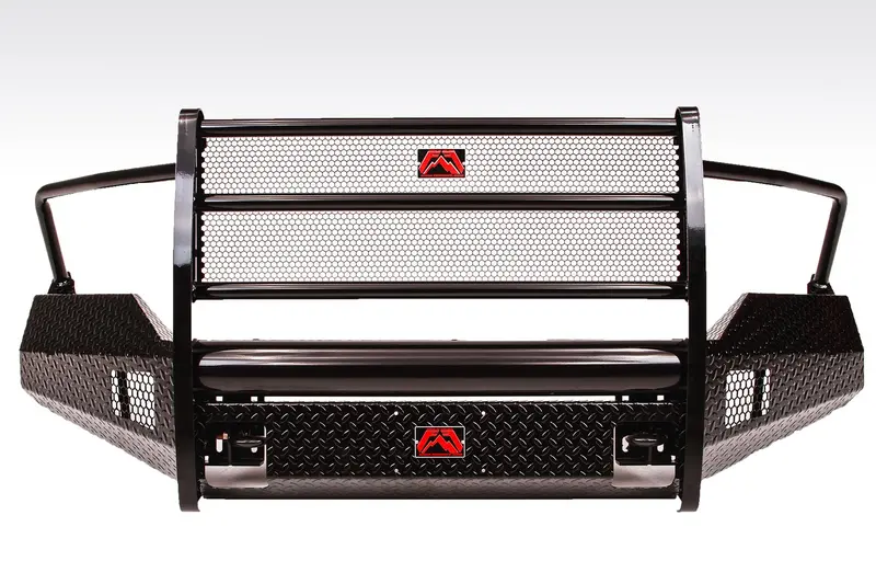 Fab Fours Black Steel Front Ranch Bumper – Heavy-Duty Off-Road Design (Model Dr09-K2460-1) 1
