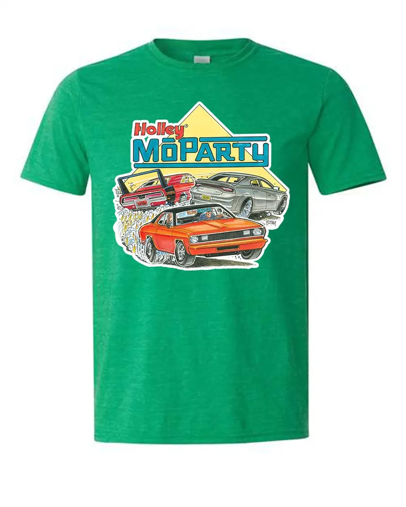 Holley 10416-3Xhol Men’S Xxxl Green Moparty Trosley T-Shirt 1