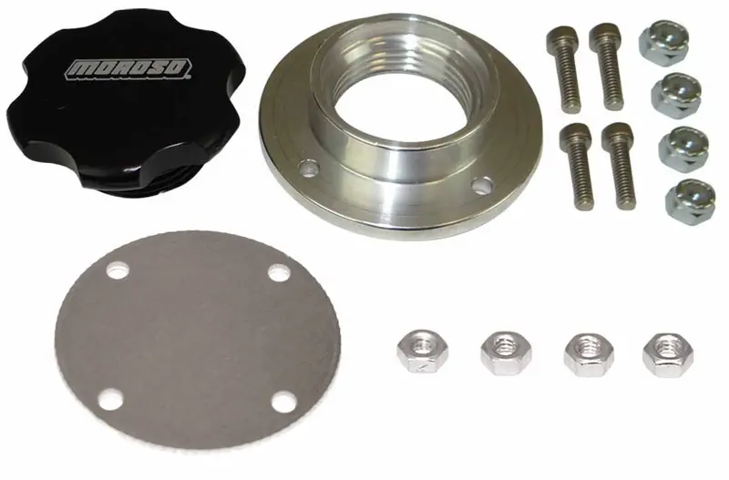 Moroso 68485 Bolt-On Valve Cover Oil Fill Cap Kit For Easy Access And Leak-Free Sealing 1