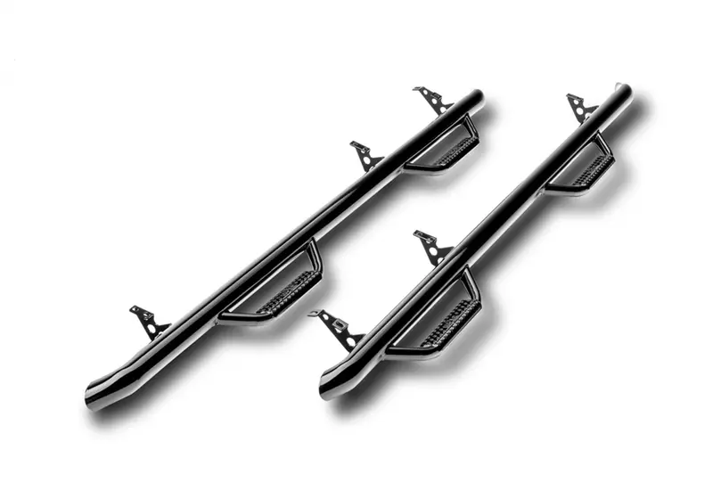 N-Fab T1589Cc Nerf Step-W2W W/O Bed Acs (2 Stps)-16-22 Tacoma 6Ft. Double-Gloss Blk 1