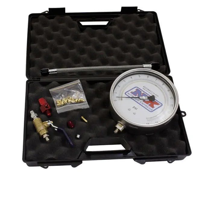 Nitrous Express 15529 Master Flo-Check Pro – Dual-Gauge Flow Control With Rugged Molded Case 1