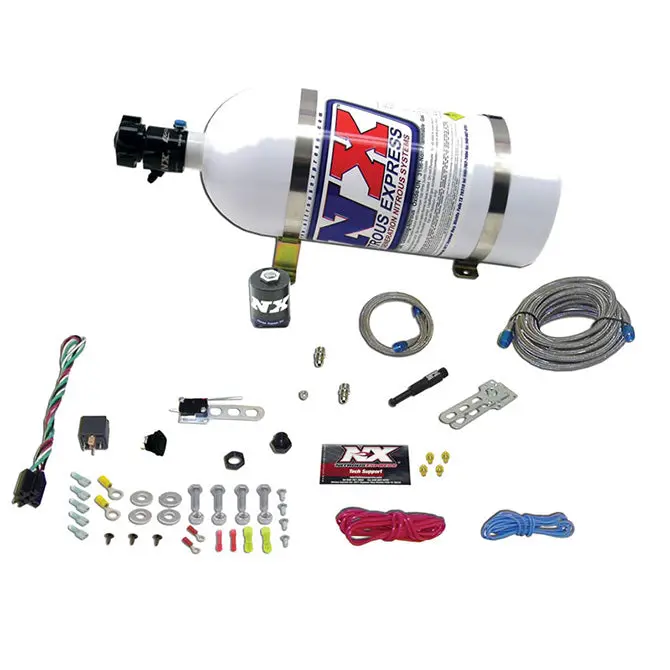 Nitrous Express 21000-12 Dry Efi Single-Nozzle Nitrous System (35–150 Hp, Bottle Not Included) 1