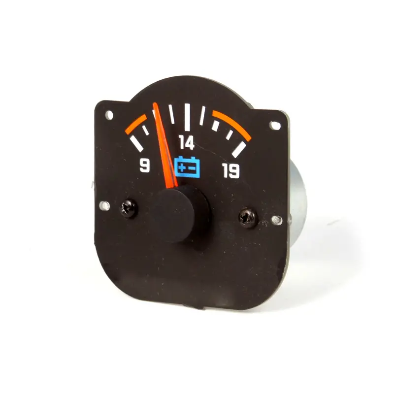 Omix-Ada 17210.14 Voltmeter Gauge – Black Dial With Red Pointer 1