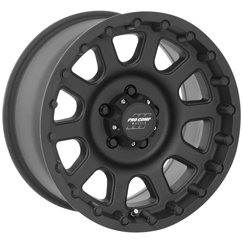 Pro Comp Series 7032 Alloy Wheel – 17X9", 5X5.5 Bolt Pattern, Flat Black Finish 1