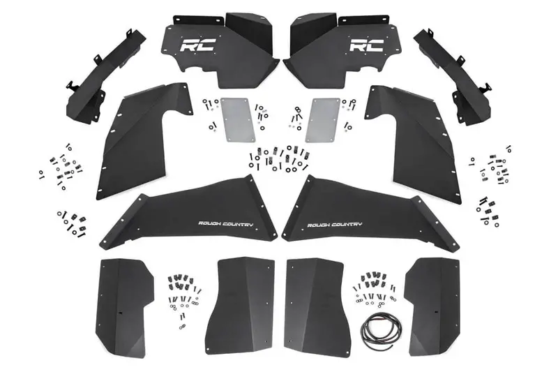 Rough Country Vertex Inner Fender Kit – Front And Rear Set For 2007–2018 Jeep Wrangler Jk 1