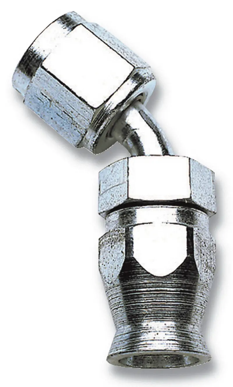 Russell 620411 Powerflex 45 Deg. Power Steering Hose End; Endura; -06An; 1