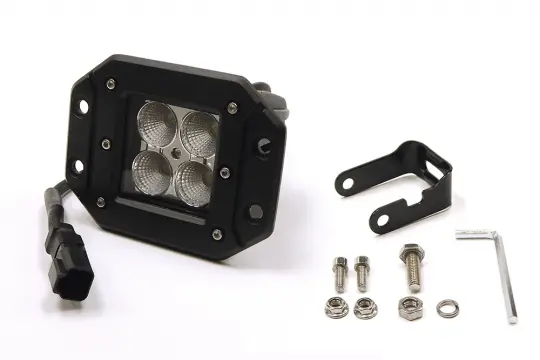 Southern Truck 79913 3" × 3" Square Flush-Mount Led Spot Light – 1,440 Lumens, 16W 1