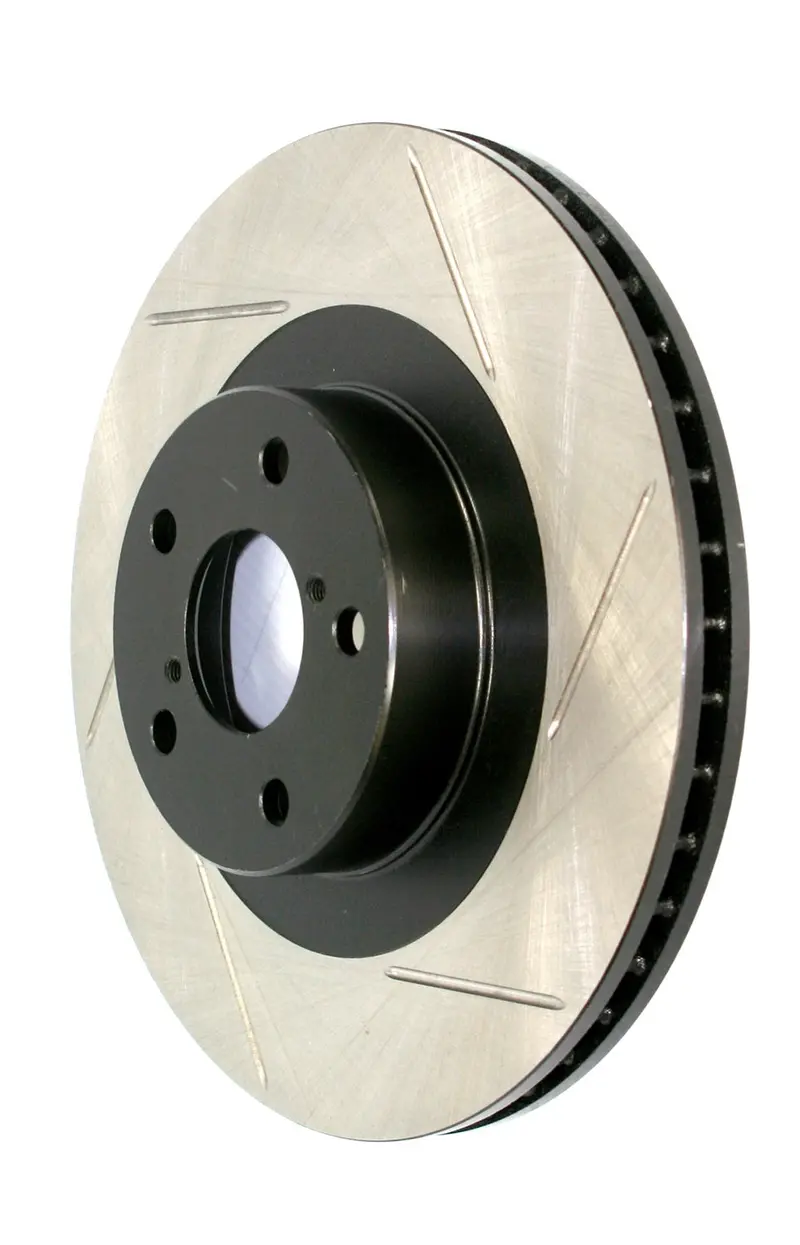 Stoptech 126.67048Sl Sport Slotted Brake Rotor – Front Left, Precision-Cut For Improved Heat Dissipation 1