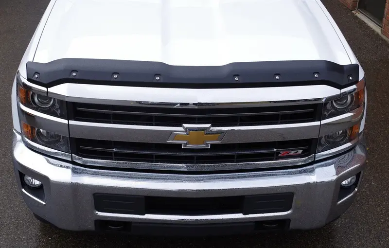 Tough Guard Hd Hood Guard – Black Smooth Finish, Compatible With 2015–2019 Silverado 2500/3500 Hd (Ts5M15) 1