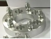 Trailfx 5X139.7Mm Aluminum Wheel Spacers – 1.25" Thick, 108Mm Hub Bore, Silver (Set Of 2) 1