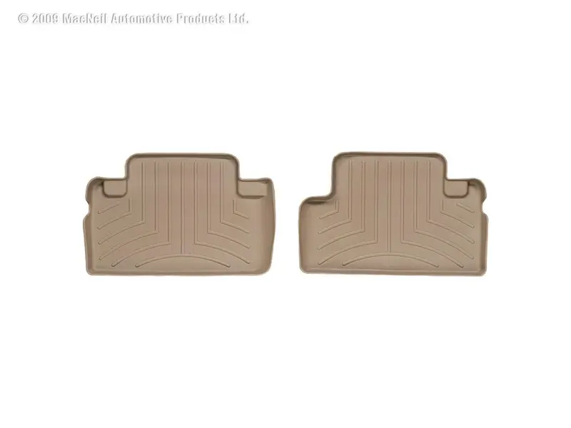 Weathertech 451552 Digitalfit Tan Floor Liners – 2Nd Row, Custom Fit 1