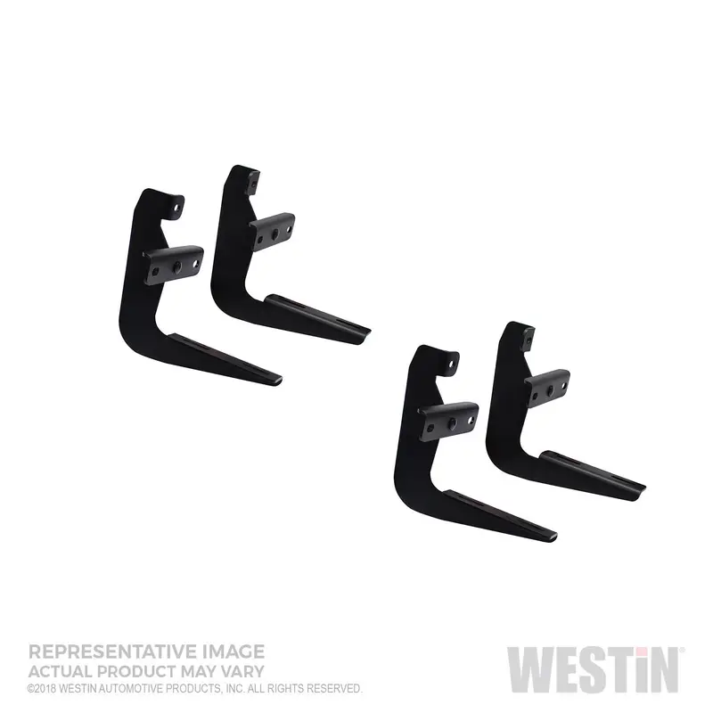 Westin 27-1945 Running Board Mount Kit; Black Finish; 1