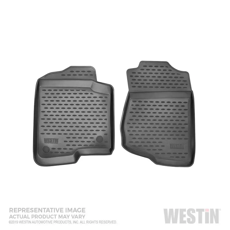 Westin 74-17-11034 Profile Custom-Fit Front Floor Liners – 2-Piece Black Set 1